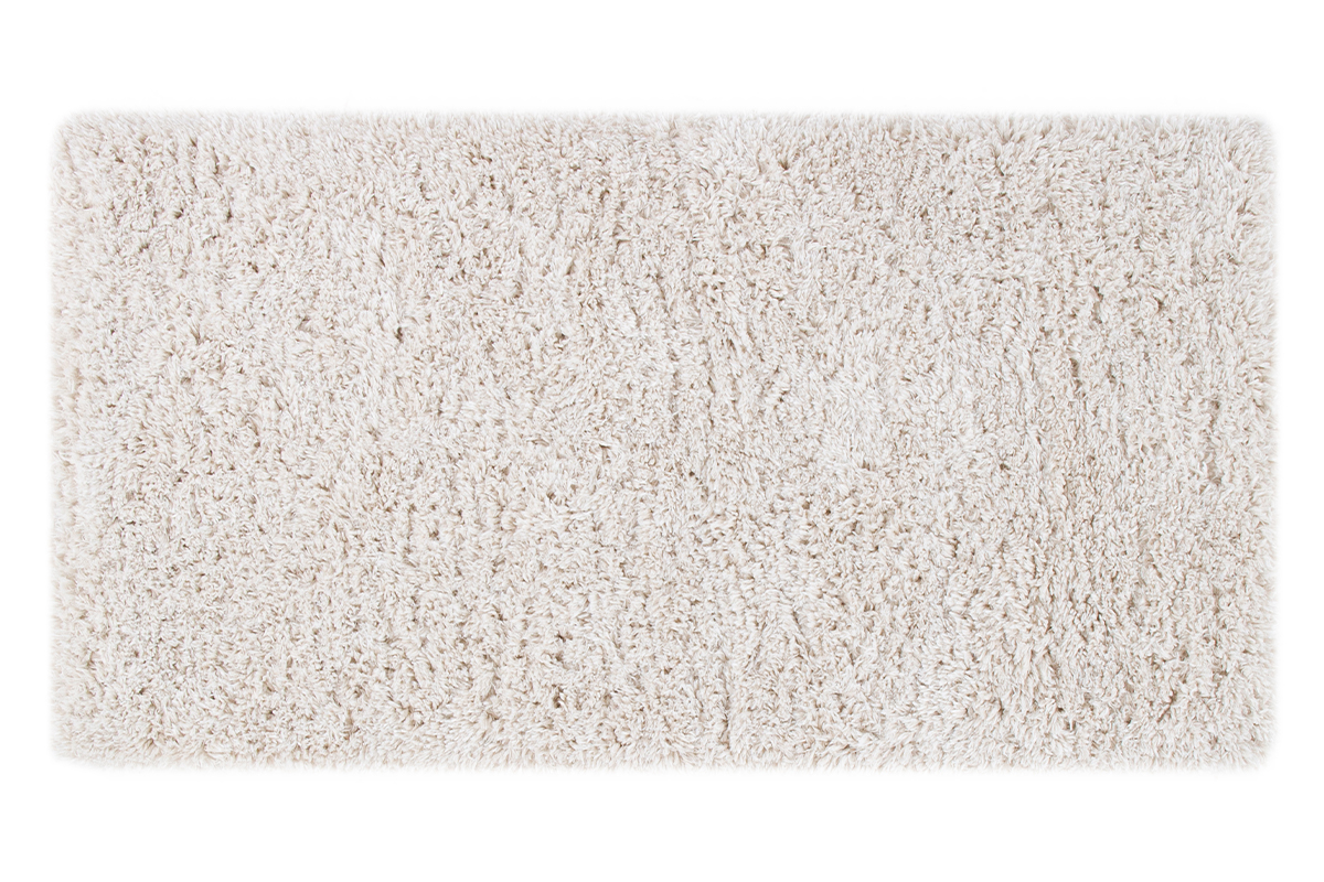 Tappeto riciclato a pelo lungo color avorio 160 x 230 cm AIMEE