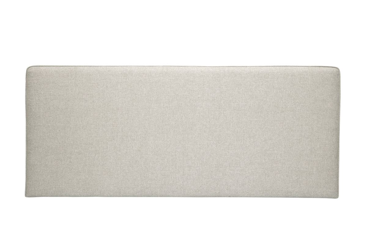 Tête de lit à suspendre en tissu beige L180 cm LILY
