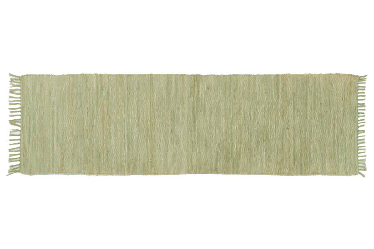 Tapis de couloir vert clair 60 x 200 cm AUBAGNE