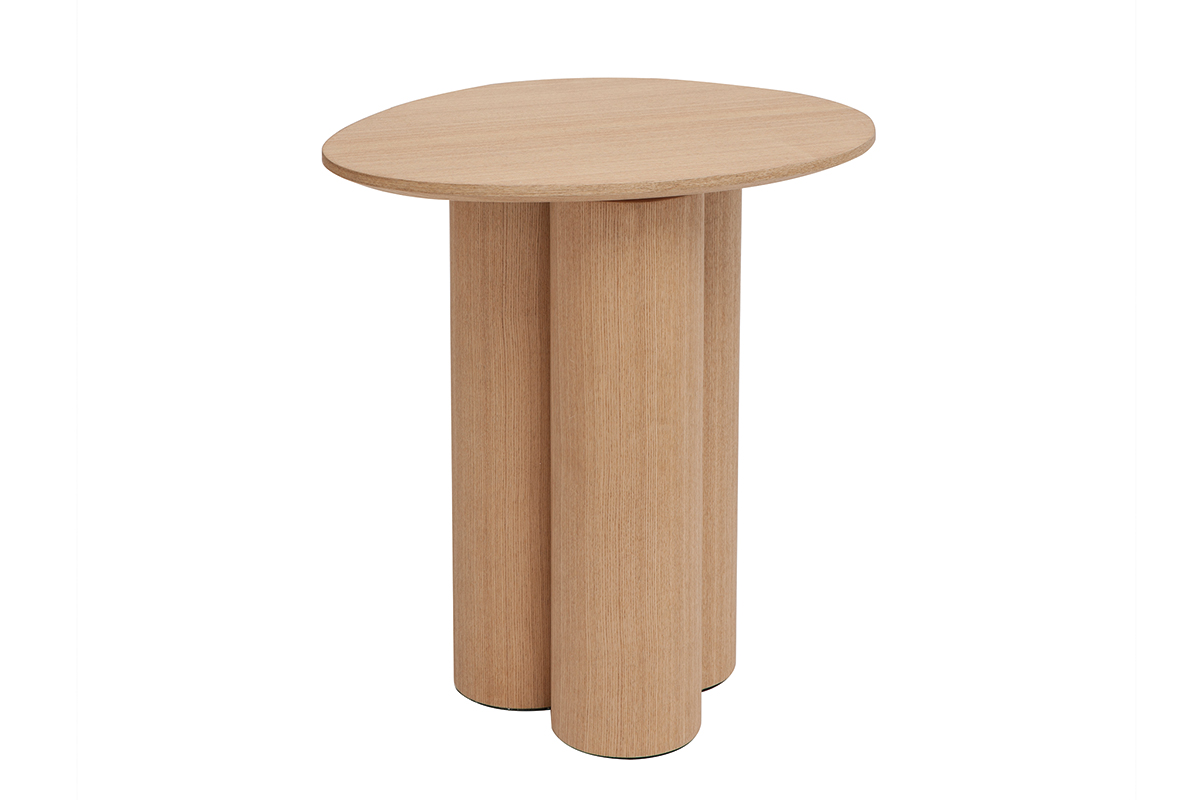 Table d'appoint bois clair L44 cm HOLLEN