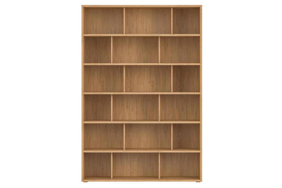 Bibliothèque scandinave finition bois clair chêne L140 cm EPURE