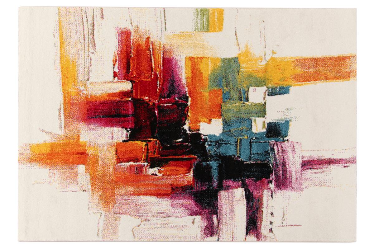 Alfombra con motivos multicolor 160 x 230 cm GOUACHE