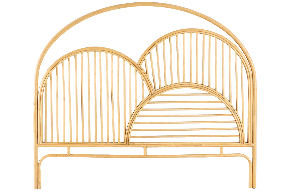 Tête de lit déco en rotin naturel L160 cm PAHOLA