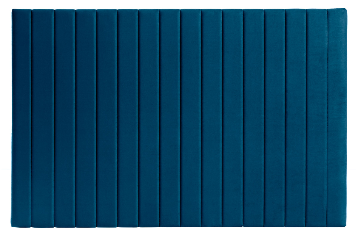 Tête de lit en tissu velours bleu foncé L170 cm NEHA