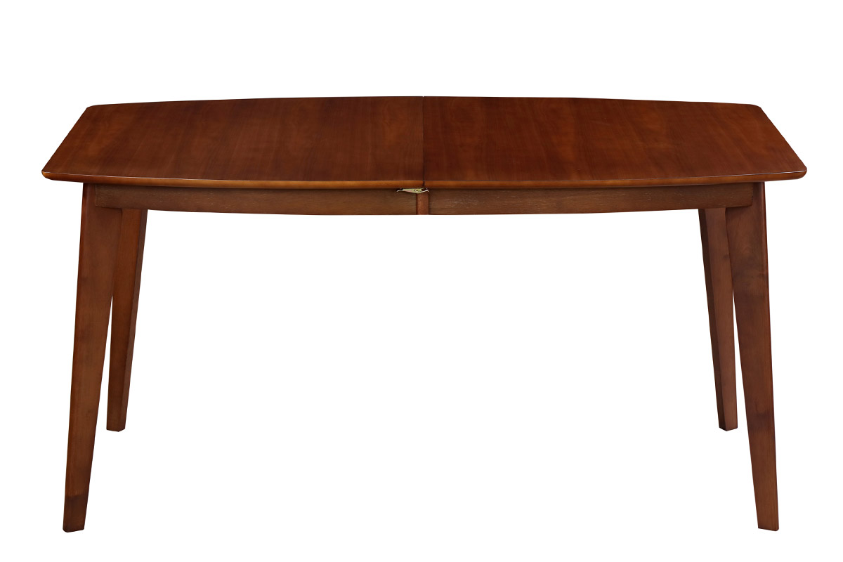 Table à manger extensible scandinave noyer L150-200 cm LEENA