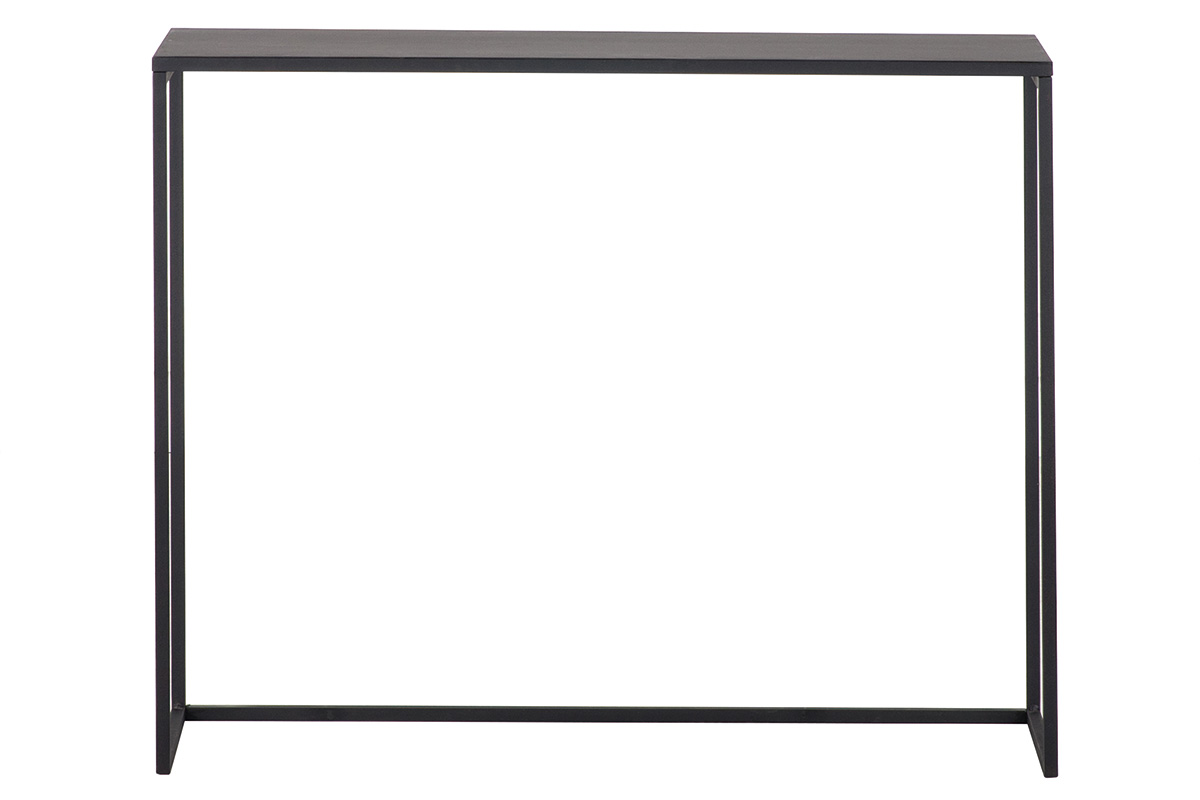 Console industrielle en métal noir L100 cm KARL