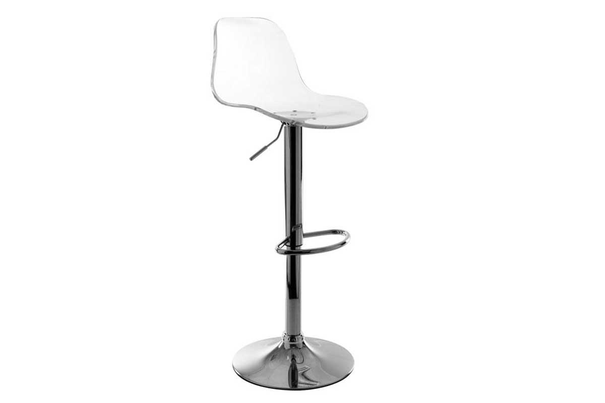 Tabouret de bar transparent GALILEO