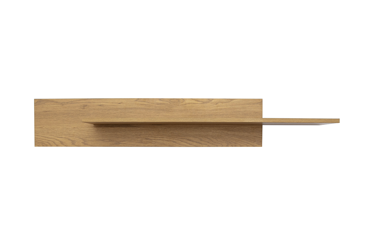 Etagère murale finition bois clair chêne L120 cm CIME